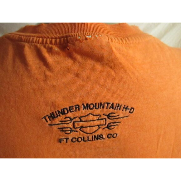 Men's T-shirt Large Harley-Davidson Thunder Mountain Colorado Dealer - Picture 5 of 13